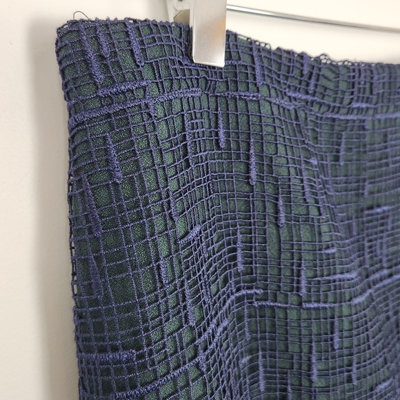 Grey Jason Wu Blue Lace Midi Pencil Skirt GF160813D3 Sz 6 - Picture 4 of 9